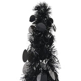 VidaXL Kunstkerstboom pop-up 180 cm PET zwart