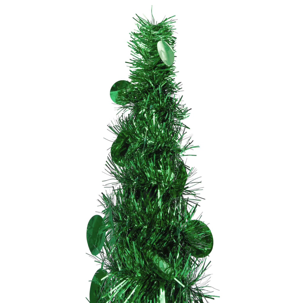 Vidaxl kunstkerstboom pop-up 120 cm pet groen