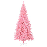 Vidaxl kunstkerstboom met standaard 180 cm pvc roze