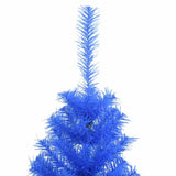 Vidaxl kunstkerstboom met standaard 150 cm pvc blauw