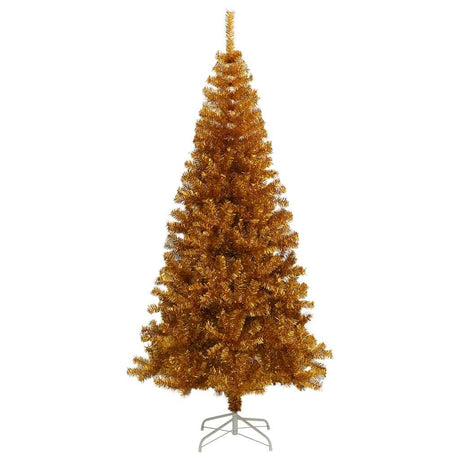 Vidaxl kunstkerstboom met standaard 180 cm pet goudkleurig