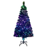 Vidaxl kunstkerstboom met standaard 120 cm glasvezel groen