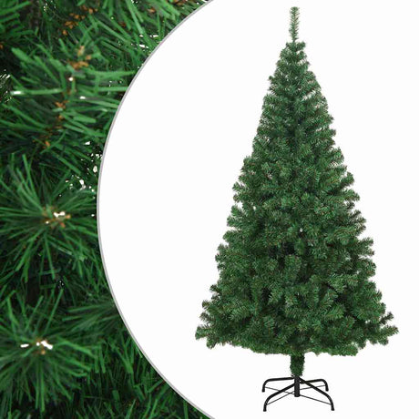Vidaxl kunstkerstboom met dikke takken 180 cm pvc groen