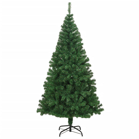 Vidaxl kunstkerstboom met dikke takken 210 cm pvc groen
