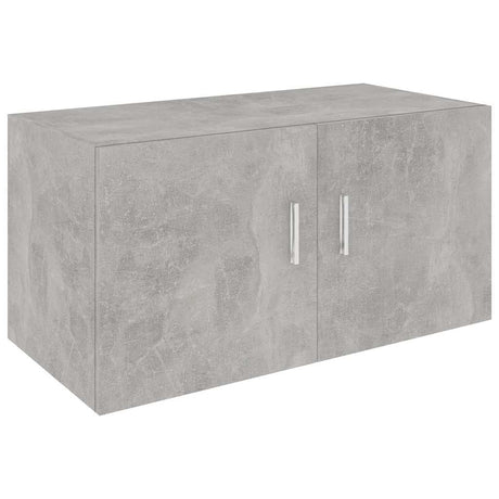 Vidaxl hangkast 80x39x40 cm bewerkt hout betongrijs
