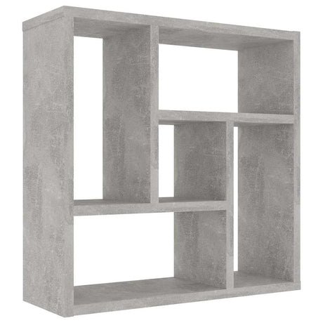 Vidaxl wandschap 45,1x16x45,1 cm bewerkt hout betongrijs