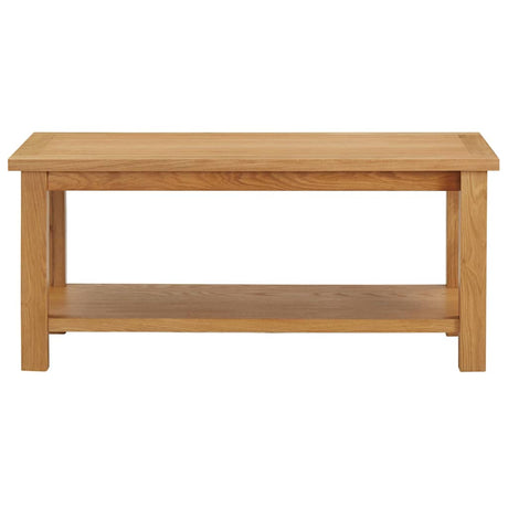 Vidaxl salontafel 90x45x40 cm massief eikenhout