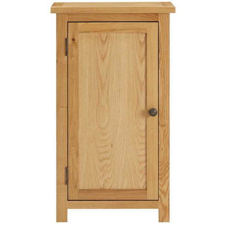 Vidaxl kast 45x32x85 cm massief eikenhout