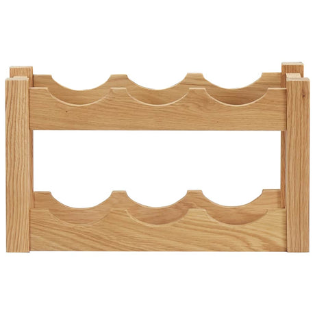 Vidaxl wijnrek voor 6 flessen 37x21x21 cm massief eikenhout