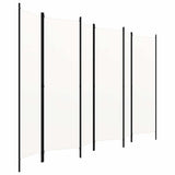 Vidaxl kamerscherm met 6 panelen 300x180 cm wit