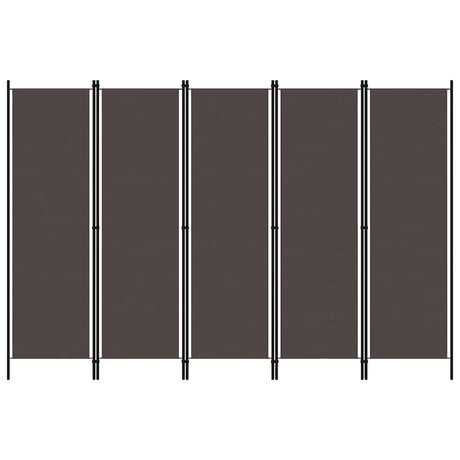 Vidaxl kamerscherm met 6 panelen 300x180 cm bruin