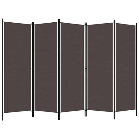 Vidaxl kamerscherm met 6 panelen 300x180 cm bruin
