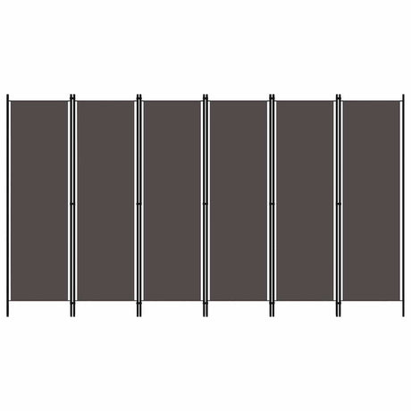 Vidaxl kamerscherm met 6 panelen 300x180 cm antraciet