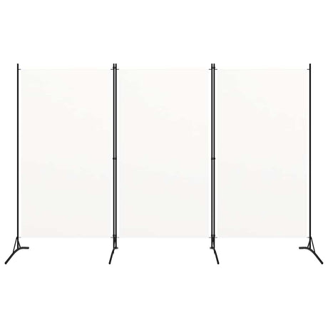 Vidaxl kamerscherm met 3 panelen 260x180 cm stof wit