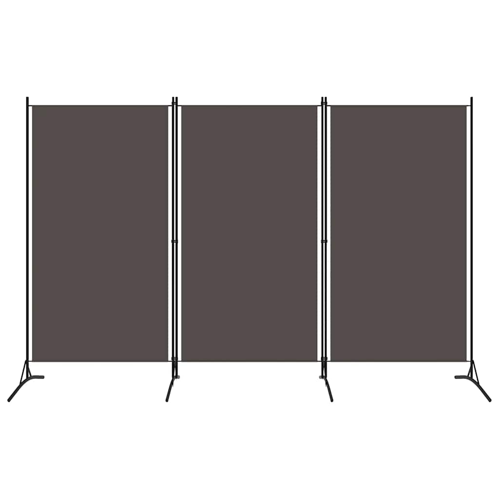 Vidaxl kamerscherm met 3 panelen 260x180 cm antraciet