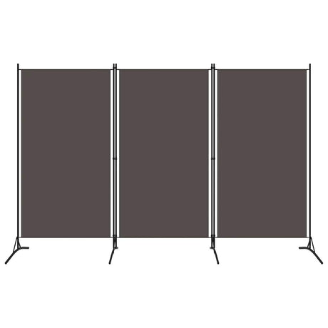 Vidaxl kamerscherm met 3 panelen 260x180 cm antraciet