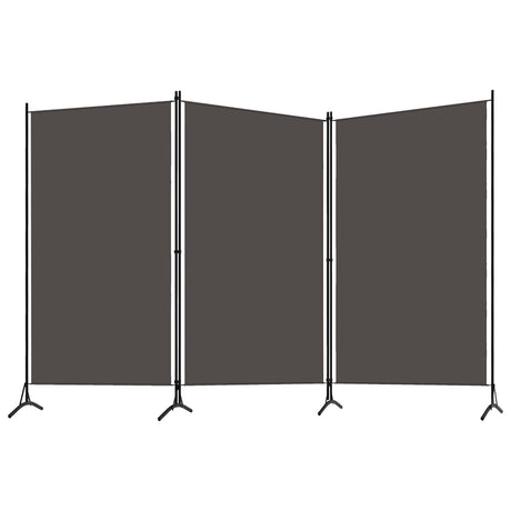 Vidaxl kamerscherm met 3 panelen 260x180 cm antraciet