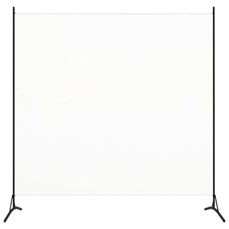Vidaxl kamerscherm met 1 paneel 175x180 cm stof wit