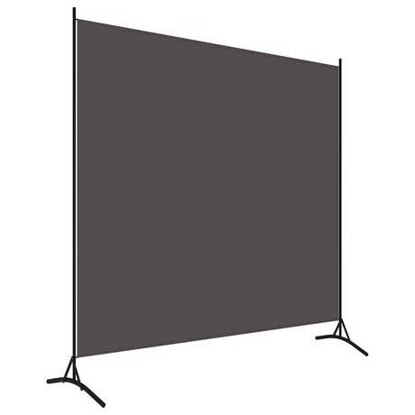 Vidaxl kamerscherm met 1 paneel 175x180 cm antraciet