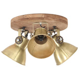 Vidaxl plafondlamp industrieel 25 w e27 42x27 cm messingkleurig