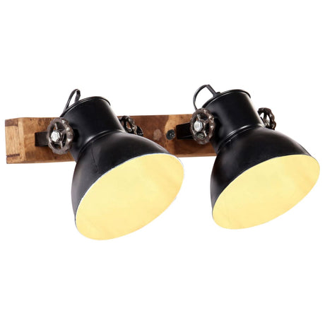 Vidaxl wandlamp industrieel e27 45x25 cm zwart