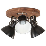 Vidaxl plafondlamp industrieel 25 w e27 42x27 cm zwart