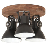 Vidaxl plafondlamp industrieel 25 w e27 42x27 cm zwart