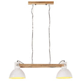 Vidaxl hanglamp industrieel 25 w e27 109 cm wit