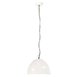 Vidaxl hanglamp industrieel vintage rond 25 w e27 31 cm wit