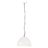 Vidaxl hanglamp industrieel vintage rond 25 w e27 31 cm wit