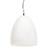 Vidaxl hanglamp industrieel rond 25 w e27 42 cm wit