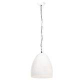 Vidaxl hanglamp industrieel rond 25 w e27 42 cm wit