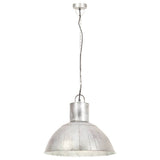 Vidaxl hanglamp rond 25 w e27 48 cm zilverkleurig