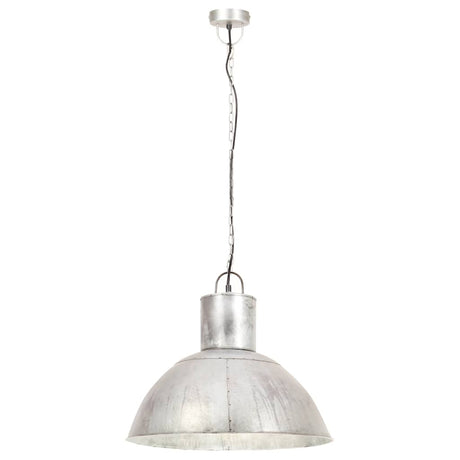 Vidaxl hanglamp rond 25 w e27 48 cm zilverkleurig