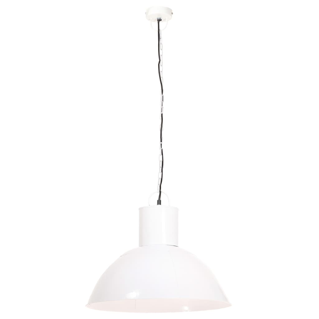 Vidaxl hanglamp rond 25 w e27 48 cm wit