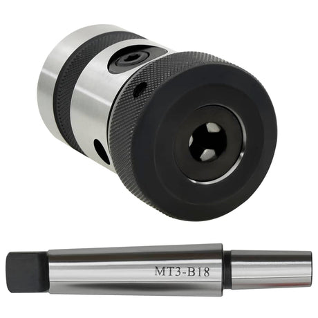 Vidaxl tapboorkop b18 met mt3 schacht voor schroefdraad m3-m16