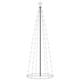 VidaXL Kegelkerstboom 100 warmwitte LED's 70x180 cm
