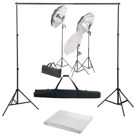 Vidaxl fotostudioset met verlichtingsset en achtergrond