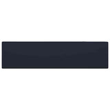 Vidaxl wastafel met overloop keramiek donkerblauw