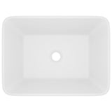 Vidaxl wastafel 41x30x12 cm keramiek matwit