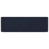 Vidaxl wastafel 41x30x12 cm keramiek mat donkerblauw