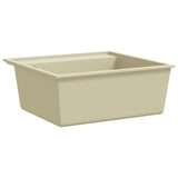 Vidaxl gootsteen met overloopgat graniet beige