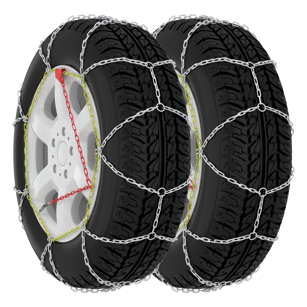 Vidaxl sneeuwkettingen 2 st 16 mm suv 4x4 maat 390