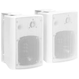 VidaXL Stereoluidsprekers wandgemonteerd 2 st 100 W wit