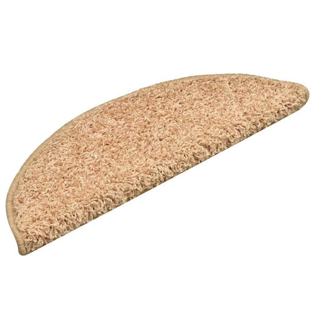 Vidaxl trapmatten 15 st 56x17x3 cm goud halfrond