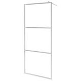 Vidaxl inloopdouchewand transparant 90x195 cm esg-glas