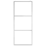 Vidaxl inloopdouchewand transparant 90x195 cm esg-glas