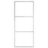 Vidaxl inloopdouchewand mat 80x195 cm esg-glas