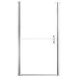 Vidaxl douchedeur 81x195 cm gehard glas