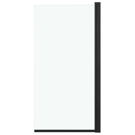 Vidaxl douchewand 68x130 cm esg zwart